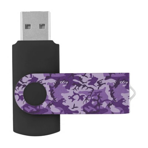 Purple Camouflage Pattern Military Pattern Army Flash Drive