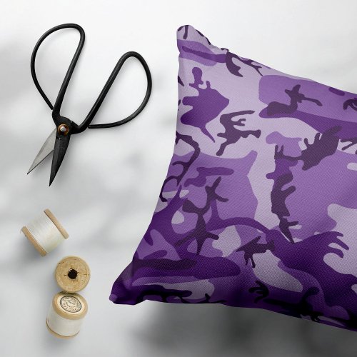 Purple Camouflage Pattern Military Pattern Army Pet Bed