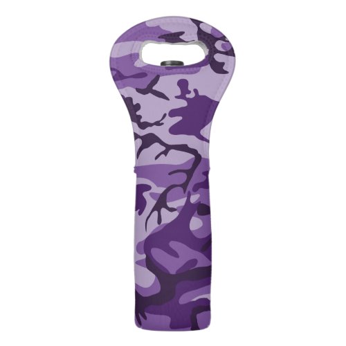 Purple Camouflage Pattern Military Pattern Army Wine Bag