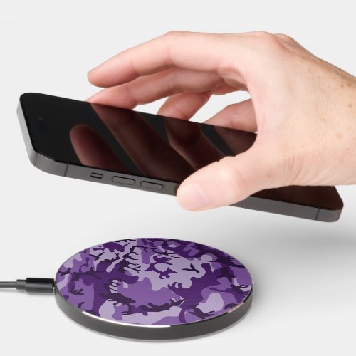 Purple Camouflage Pattern Military Pattern Army Wireless Charger