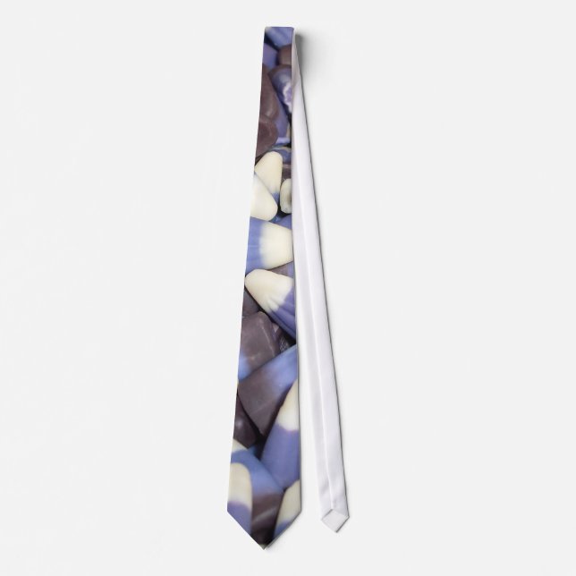 Purple Candy Corn Neck Tie (Front)