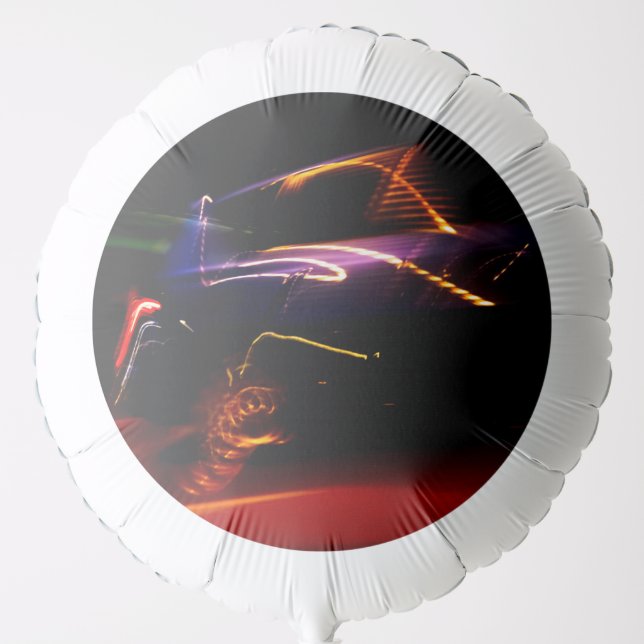 purple car dance balloon (Front)