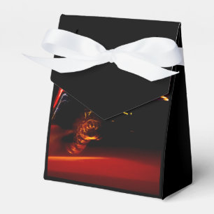 purple car dance favor boxes