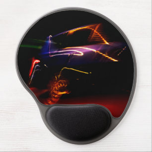 purple car dance gel mouse pad