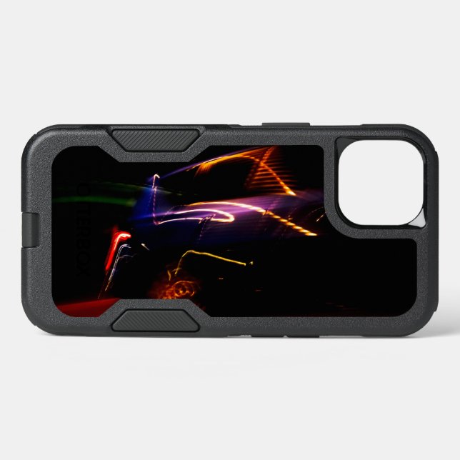 purple car dance otterbox iPhone case (Back Horizontal)