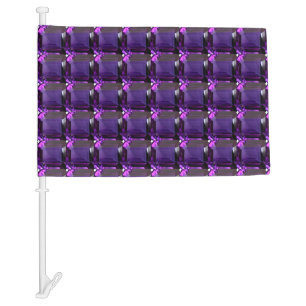 Purple Car Flag