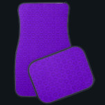 Purple Car Floor Mat with Hearts - Your Colors<br><div class="desc">Purple Hearts Car Floor Mat -  Choose / add Your Favorite Colors !</div>