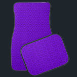 Purple Car Floor Mat with Hearts - Your Colors<br><div class="desc">Purple Hearts Car Floor Mat -  Choose / add Your Favorite Colors !</div>
