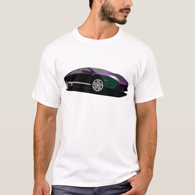 Purple Car T-Shirt (Front)