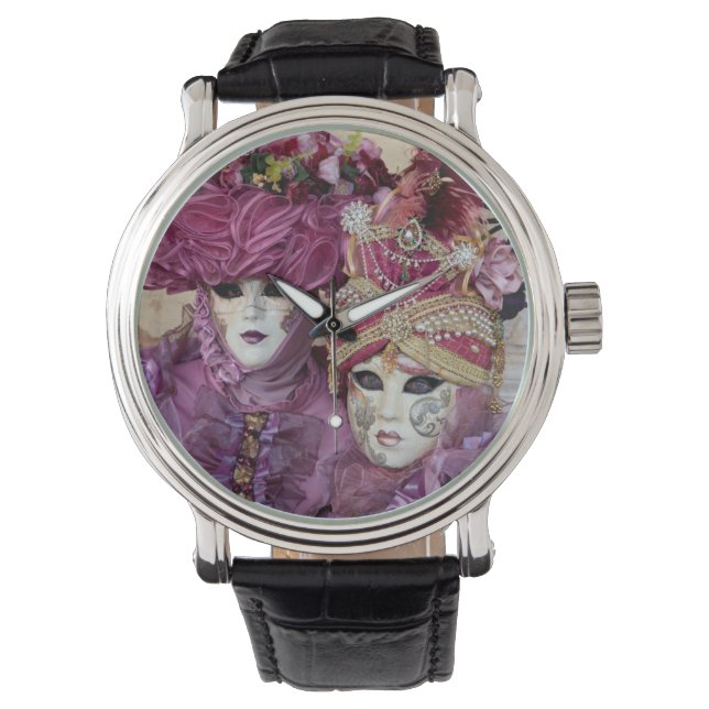 Purple Carnival costume, Venice Watch (Front)