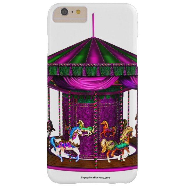 Purple Carousel Case-Mate iPhone Case (Back)