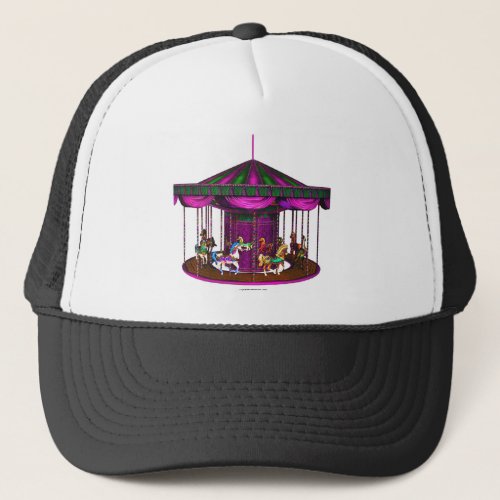 Purple Carousel Trucker Hat