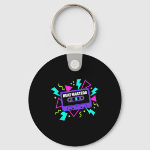 Purple cassette tape retro vintage 80s hip hopPurp Keychain