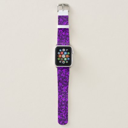 Purple Cat Apple Watch Band