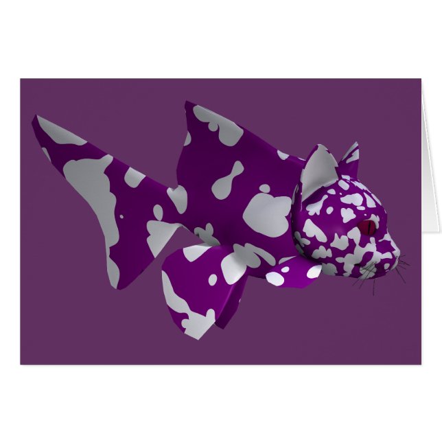 Purple Catfish Cards (Front Horizontal)
