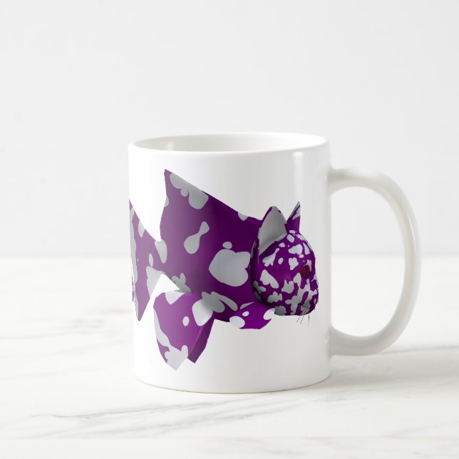 Purple Catfish Coffee Mug (Right)