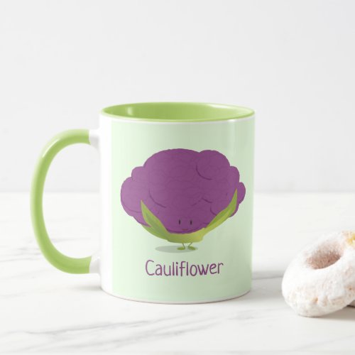 Purple Cauliflower Vegetable Food Mug