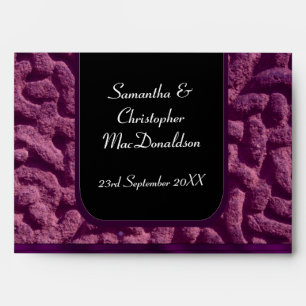 Purple celtic knot art envelope