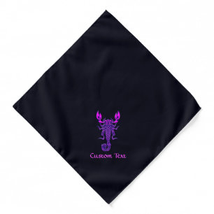 Purple Celtic Knot Scorpion Bandana