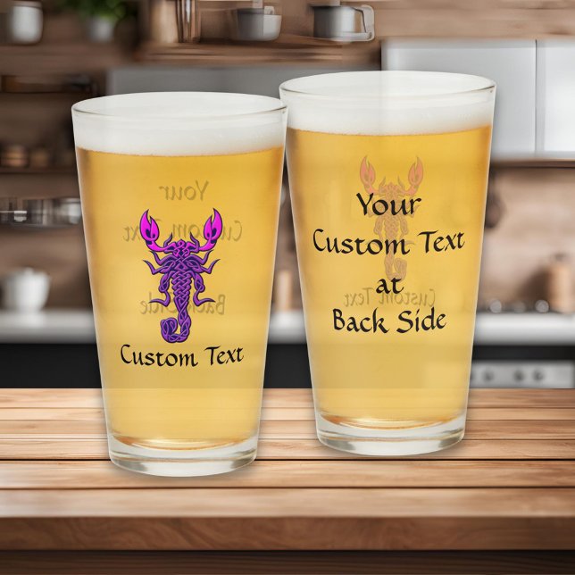 Purple Celtic Knot Scorpion Glass (Creator Uploaded)