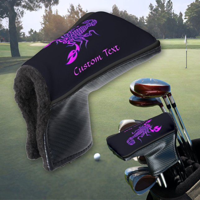 Purple Celtic Knot Scorpion Golf Head Cover (Creator Uploaded)