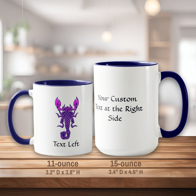 Purple Celtic Knot Scorpion Mug (Creator Uploaded)