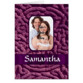 Purple Celtic knotwork symbol (Front)