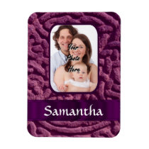 Purple Celtic knotwork symbol
