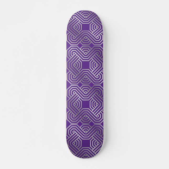 Purple Celtic Skateboard Deck (Front)