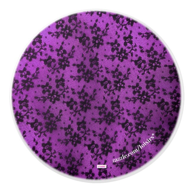 Purple Ceramic Pull (Front)