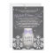 Purple Chalkboard Firefly Mason Jar Baby Shower