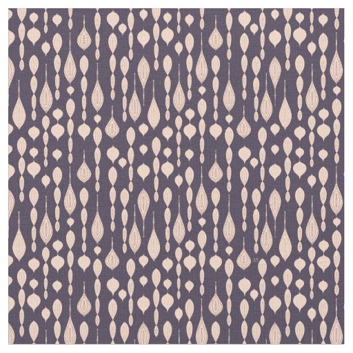 Purple Chandelier Retro Pattern Fabric