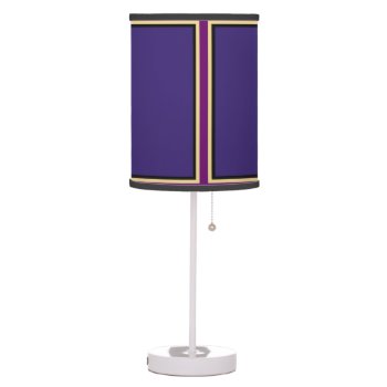 Purple Charm Shaded Lamp by pharrisart at Zazzle