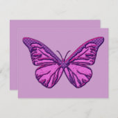 Purple Check Butterfly (Front/Back)