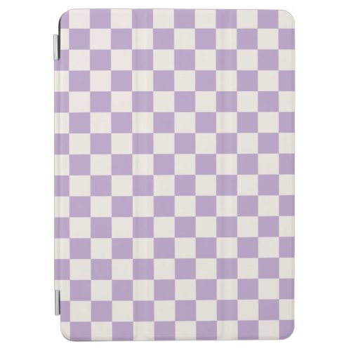 Purple Check Checkerboard Pattern Checkered iPad Air Cover