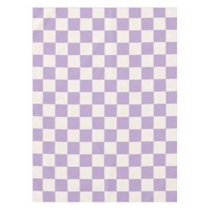 Purple Check, Checkerboard Pattern, Checkered Tablecloth