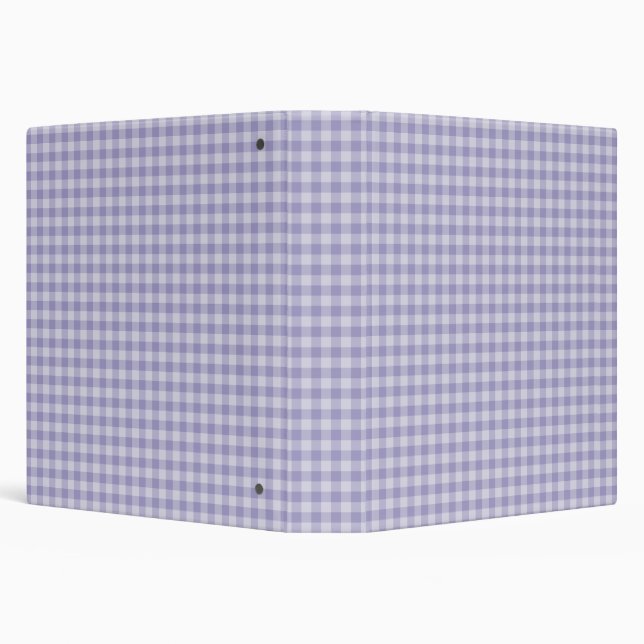 Purple Checkerboard Pattern 3 Ring Binder (Background)