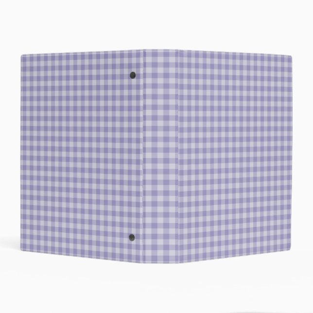 Purple Checkerboard Pattern Mini Binder (Background)