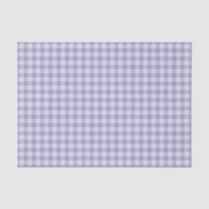 Purple Checkerboard Pattern Tissue Paper