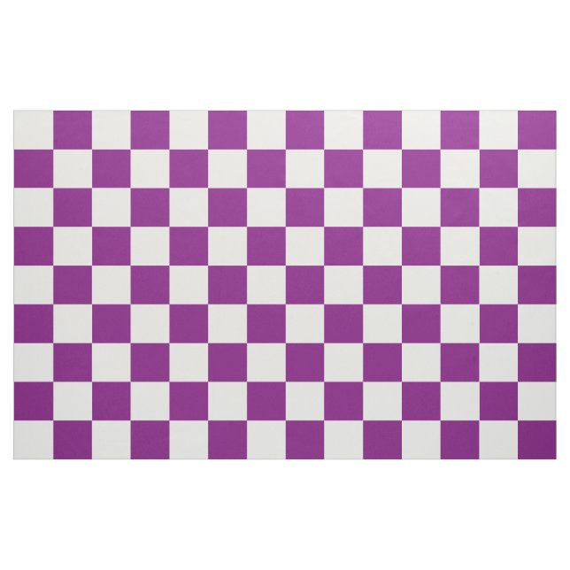 Purple Checkered Fabric (Fat Quarter)