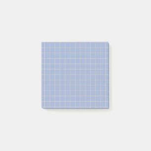 Purple Checkered Pattern Stylish Grid Design Post-it Notes