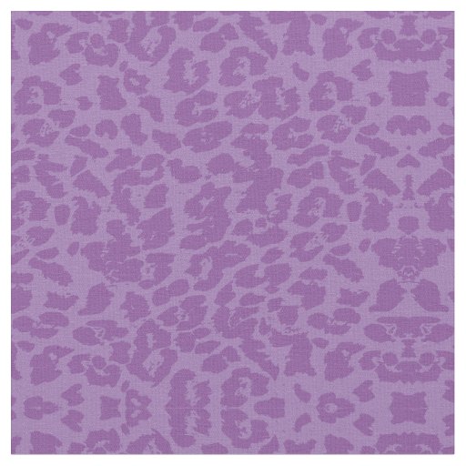 Purple Cheetah Fabric