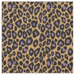 Purple Cheetah Pattern Fabric