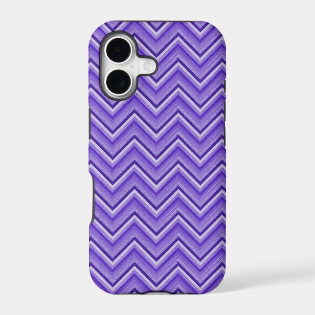 Purple Chevron Iphone Case (Back)