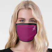 Purple Chi Rho Face Mask (Worn Her)