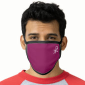 Purple Chi Rho Face Mask (Worn Him)