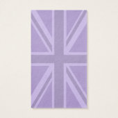 Purple Chic Keep Calm And Your Text Union Jack (Back)