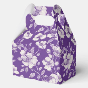 Purple Chinoiserie Favor Boxes