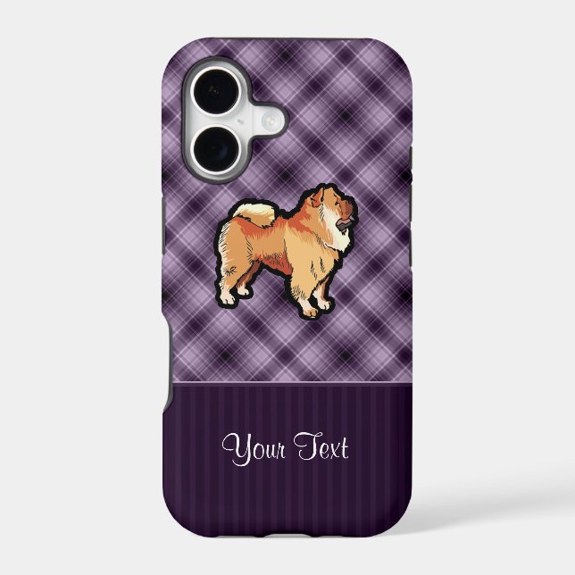 Purple Chow Chow Case-Mate iPhone Case (Back)