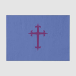 Purple Christian Cross Tissue Paper